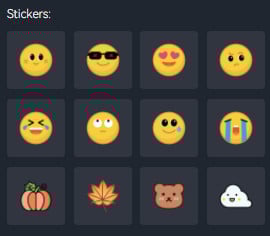 blur stickers